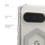 UAG Plyo Pro Google Pixel 9 Pro (6.3") Rugged Case - Ice/Silver 