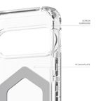UAG Plyo Pro Google Pixel 9 Pro (6.3") Rugged Case - Ice/Silver 