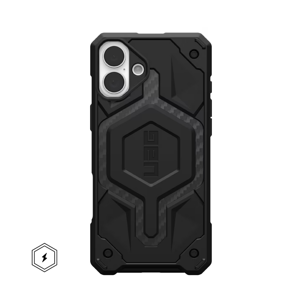 UAG Monarch Pro Apple iPhone 16 Plus (6.7") Rugged Case - Carbon Fiber 