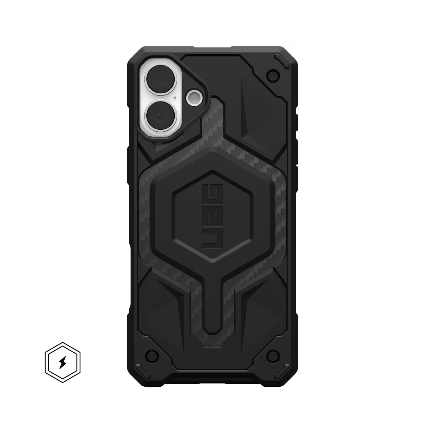 UAG Monarch Pro Apple iPhone 16 Plus (6.7") Rugged Case - Carbon Fiber 