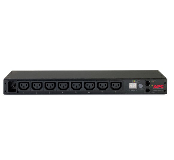 APC Metered 1U Rack PDU - 8 C13 Outlets for Server Power Monitoring