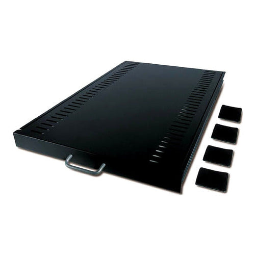 APC 1U Sliding Rack Mount Shelf - 100 lbs Black APC