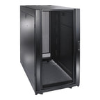 APC 24U Server Rack Cabinet | Secure IT Enclosure w/ Casters & Doors