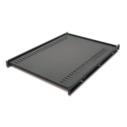 APC 1U Ventilated Fixed Rack Shelf - 250lb Capacity, Black APC
