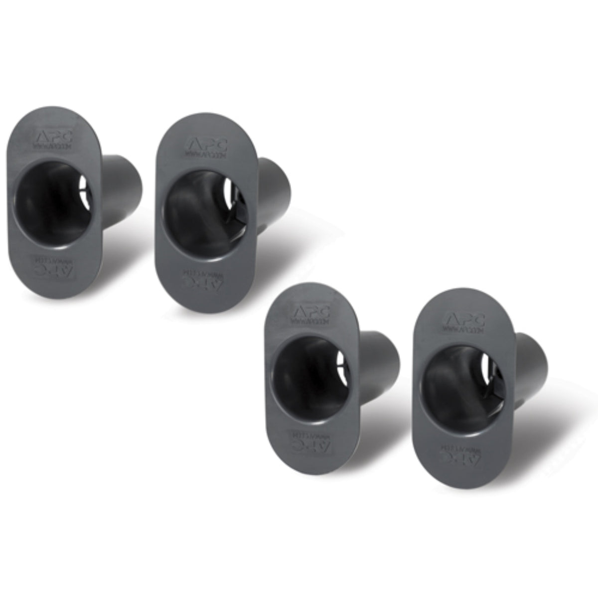 APC Netshelter Vertical Cable Management Spools, 4-Pack, Black APC
