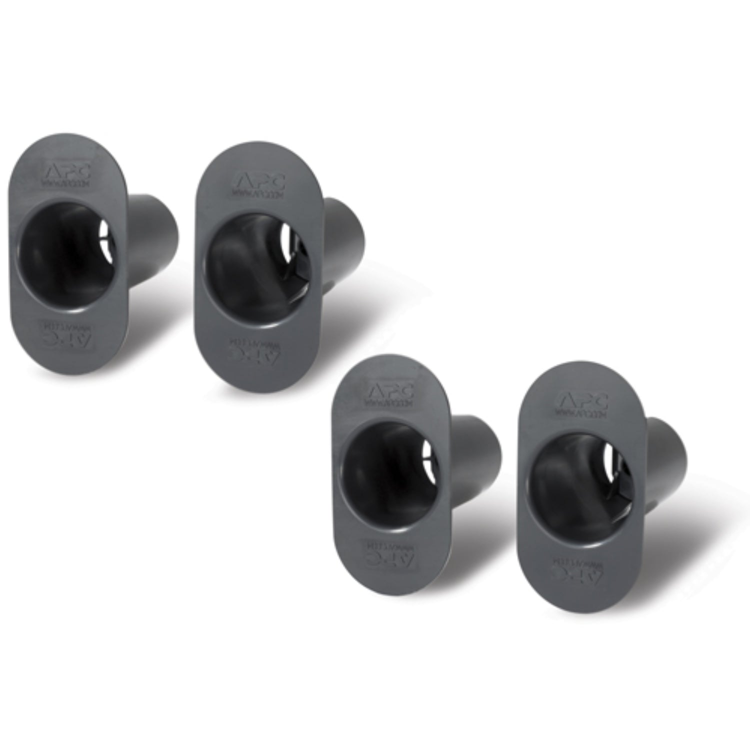 APC Netshelter Vertical Cable Management Spools, 4-Pack, Black APC