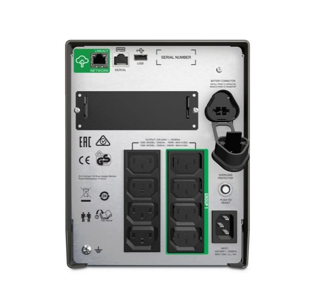 APC Smart-UPS 1000VA Tower UPS 230V - Line Interactive Power Protection APC