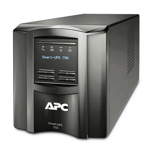 APC Smart-UPS 750VA/500W Line Interactive UPS, Tower, 230V/10A Input, 6x IEC C13 Outlets, Lead Acid - SMT750IC