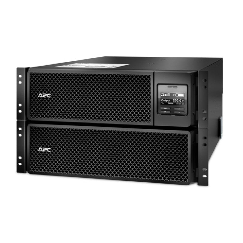 APC Smart-UPS On-Line, 10kVA/10kW, Rackmount 6U, 230V/400V, 6x C13+4x C19 IEC outlets, Network Card+SmartSlot, Extended runtime, W/ rail kit APC