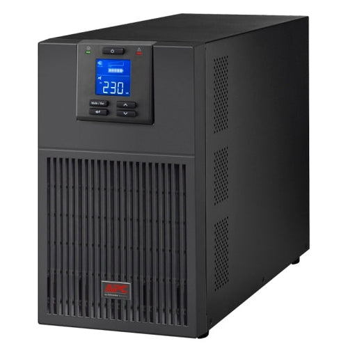 APC Easy UPS 3000VA/2400W Online UPS, Tower Form Factor, 230V/16A Input, 1x IEC C19 & 6x IEC C13 Outlets, Lead Acid Battery APC
