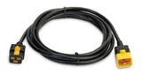 APC Lockable C19 to C20 Power Cord for Secure Rack PDU Connection 