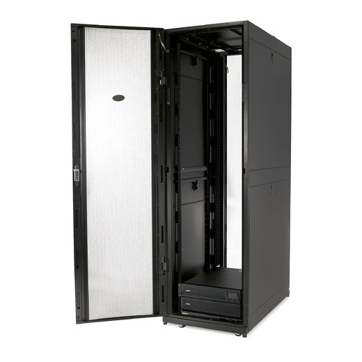 APC NetShelter SX 42U Server Rack Enclosure - Black, Doorway Ready