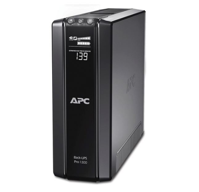 APC Back-UPS Pro 1500VA Tower UPS - Battery Backup with AVR & LCD APC