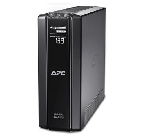 APC Back-UPS Pro 1500VA Tower UPS - Battery Backup with AVR & LCD APC
