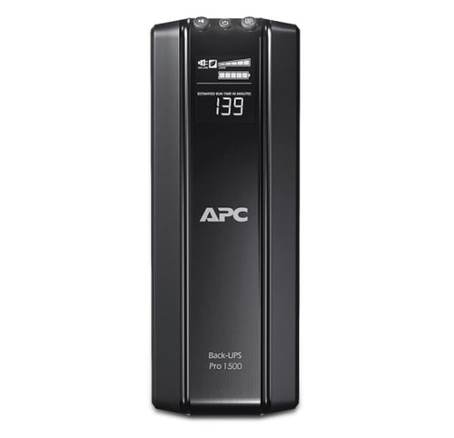 APC Back-UPS Pro 1500VA Tower UPS - Battery Backup with AVR & LCD APC