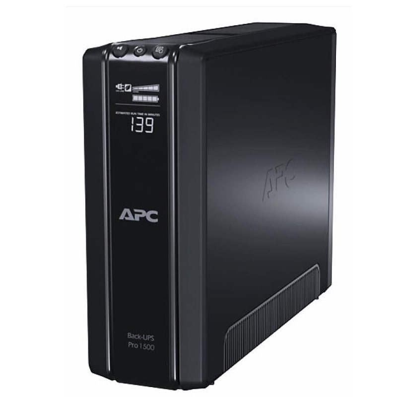 APC Back-UPS Pro 1500VA Tower UPS - Battery Backup with AVR & LCD APC