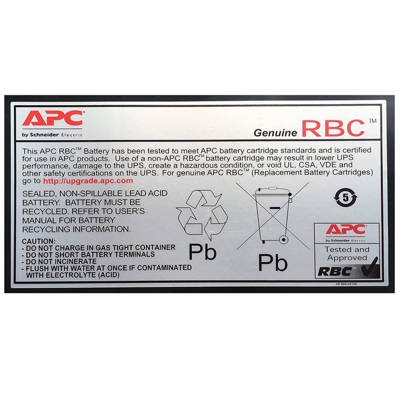 Genuine APC UPS Replacement Battery 12V 7Ah | Extends UPS Life APC