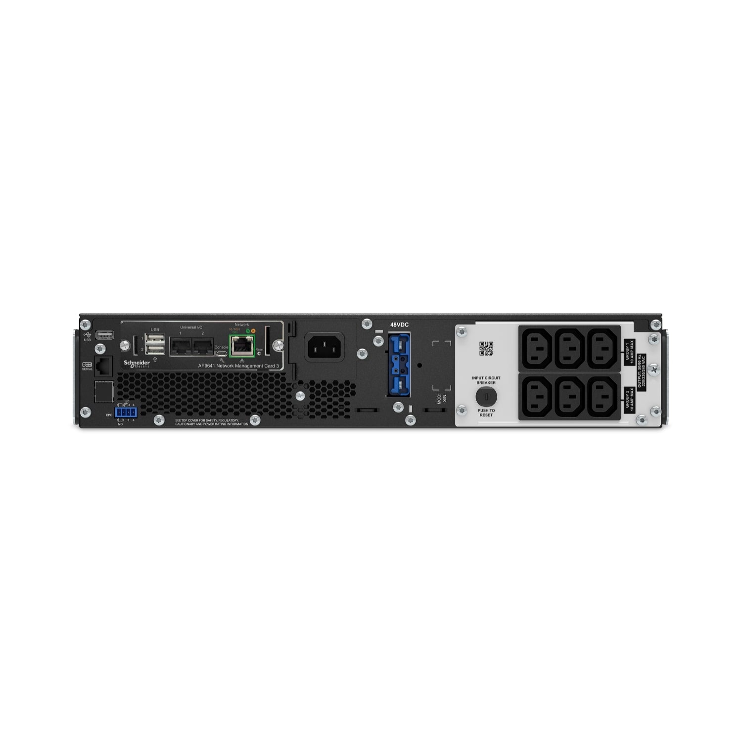 APC Smart-UPS On-Line 1500VA 2U Rackmount UPS | Network Card, Extended Runtime APC