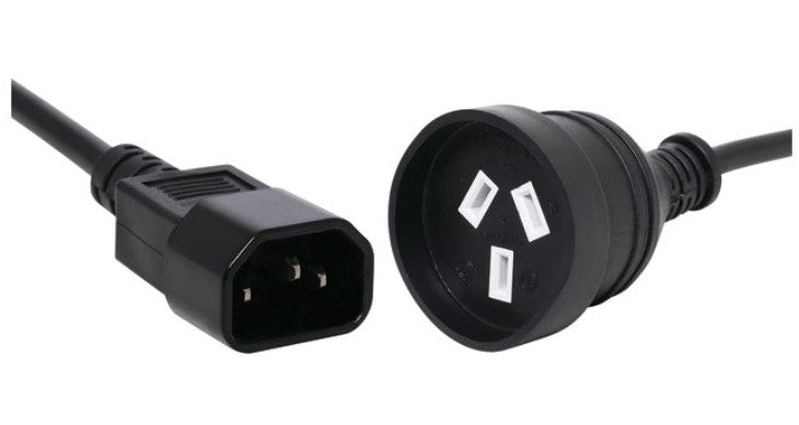 PowerShield IEC C14 to AUS 3 Pin 10A Power Adapter PowerShield