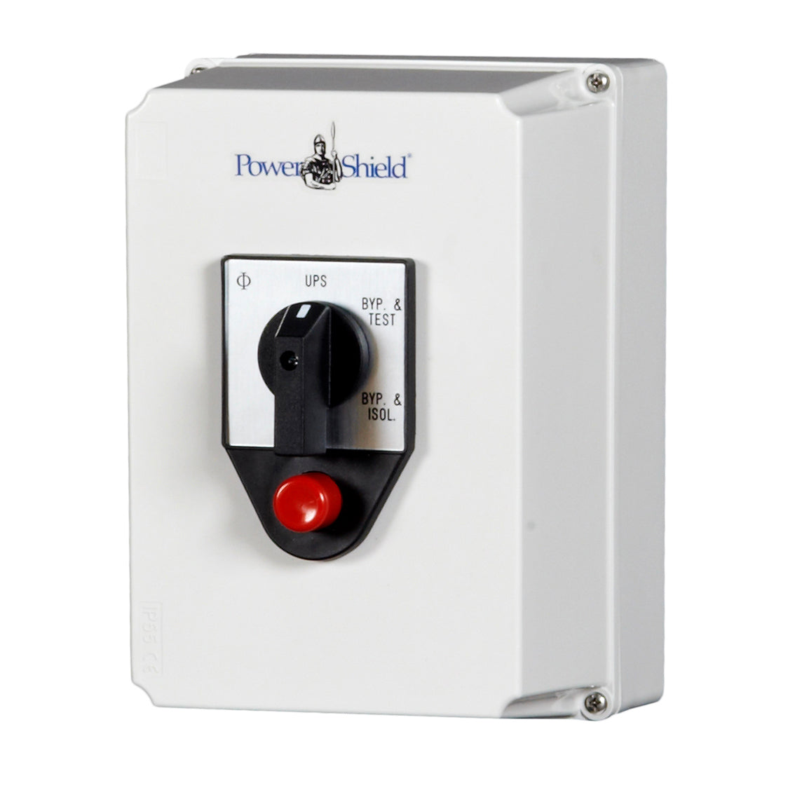 PowerShield Maintenance Bypass Switch, Wrap Around, Push Button, Wall Mount 6K 1-1, facilitates safe maintenan