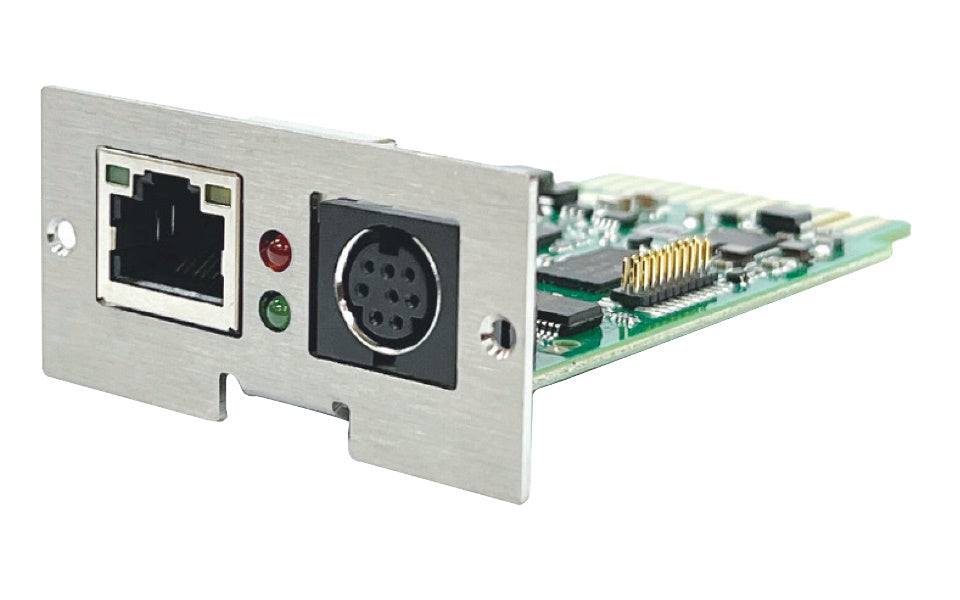 PowerShield Cyber Secure SNMP/Web Card, Mini-Slot, enhances network management and monitoring capabilities for