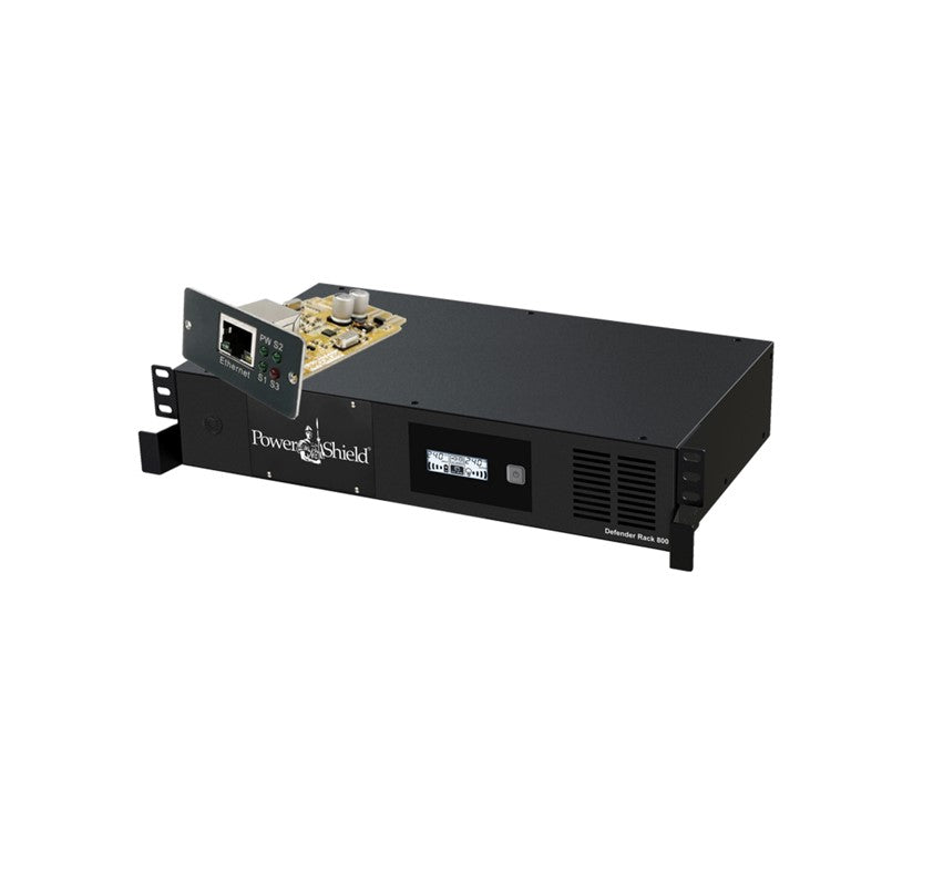 PowerShield Defender 800VA RackMount UPS with SNMP Card PowerShield