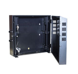 PowerShield Vertical Wall Mount Rack - Space-Saving Lockable IT Cabinet PowerShield