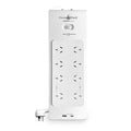 ZapGuard PSZ8U2 Surge Protector: 8 Outlets & 2 USB Ports PowerShield