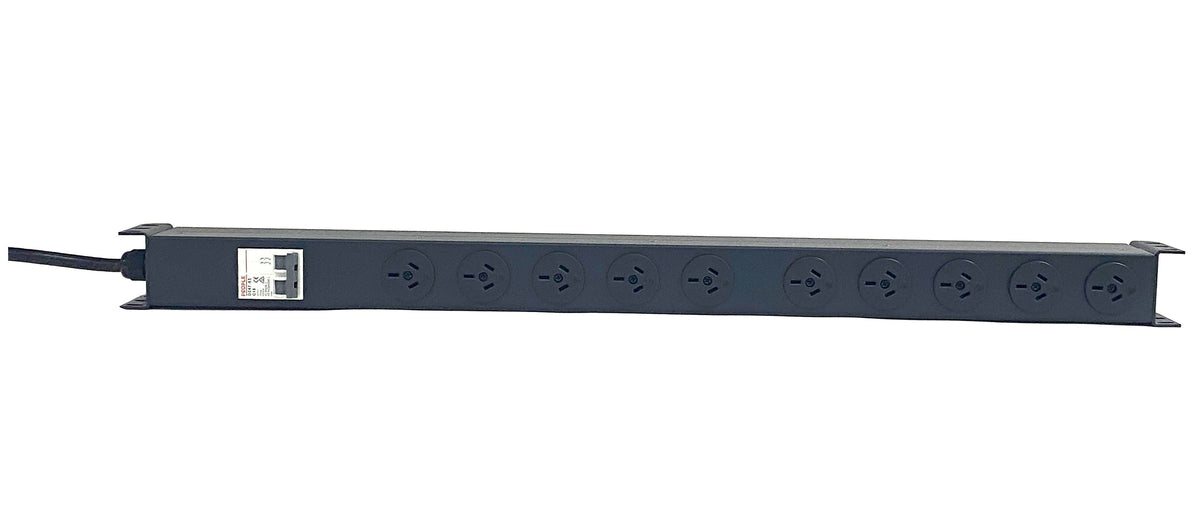 PowerShield Vertical PDU with 16A Aus Input plug, 10 x ANZ 10Amp outlets, provides reliable power distribution for vertical installations PowerShield