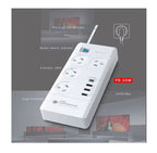 Sansai 4-Outlet Power Board with USB-C PD Fast Charging & Surge Generic
