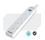 Sansai 4 Way Powerboard | Master Switch & Overload Protection Generic