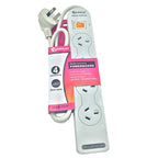 Sansai 4 Way Powerboard | Master Switch & Overload Protection Generic