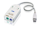 Aten UC-100KM PS/2 to USB Adapter - Keyboard & Mouse Converter Aten