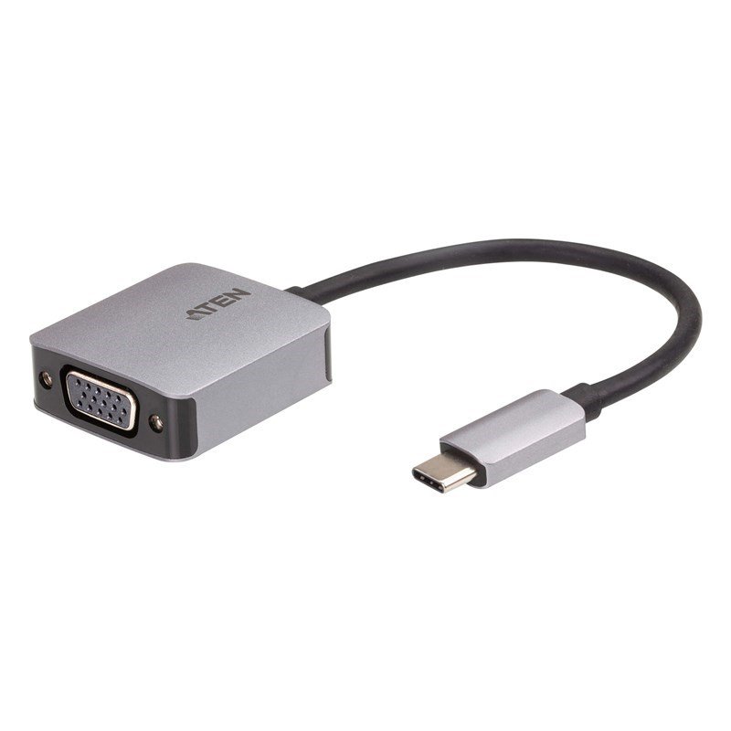 USB-C to VGA Adapter for Laptop, iPad & Phone | Connect to Monitor/Projector Aten