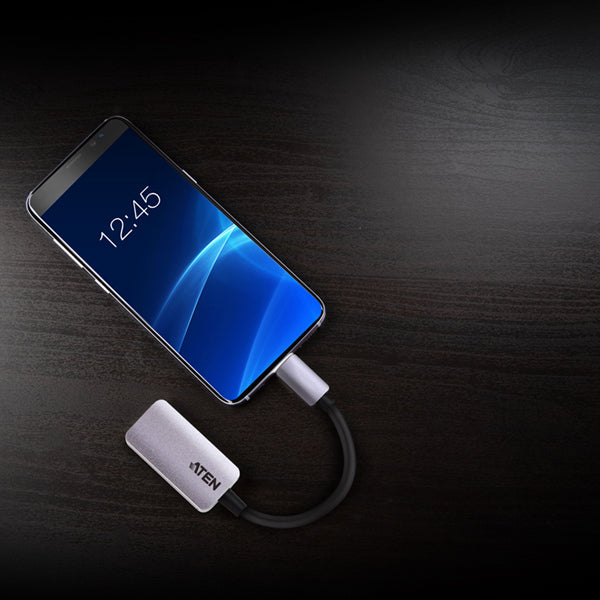 USB-C to VGA Adapter for Laptop, iPad & Phone | Connect to Monitor/Projector Aten