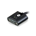 US424 4-Port USB Switch: Share Keyboard, Mouse & 2 USB Devices for 4 PCs Aten