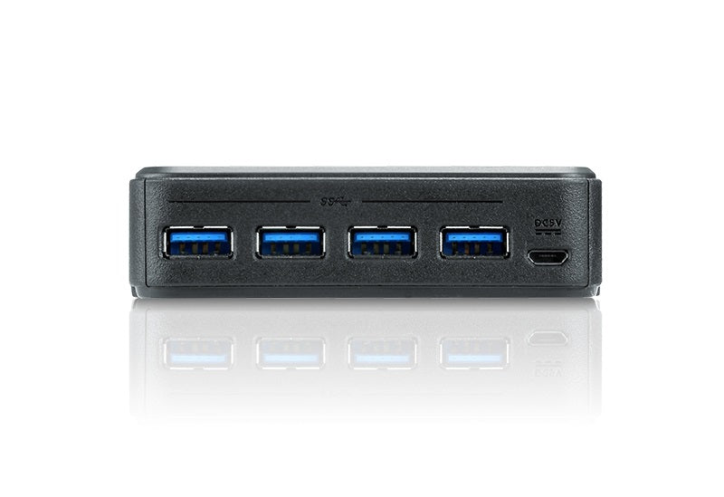 ATEN US434 4-Port USB 3.0 Sharing Switch for 4 Computers & Devices Aten