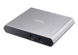 Aten 2-Port USB-C KVM Switch - Share 4K Monitor & Charge Devices Aten