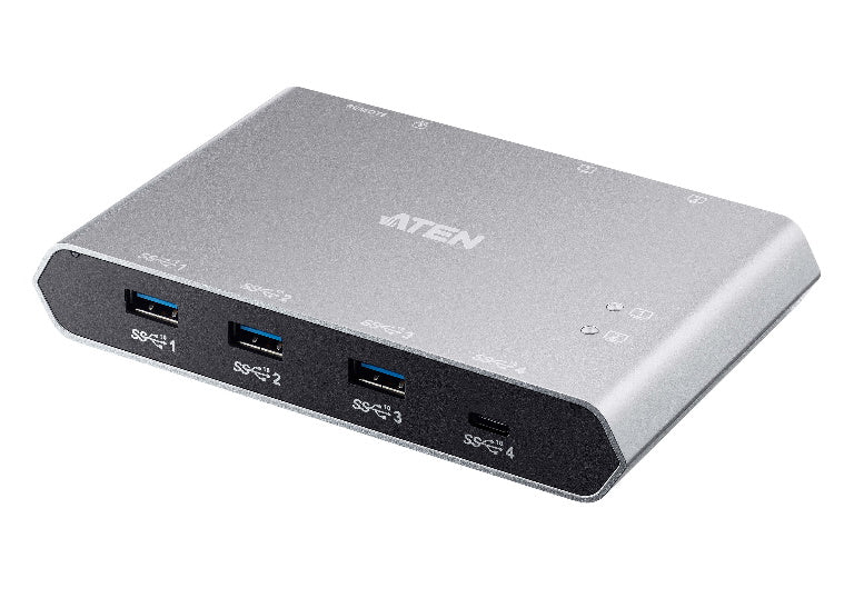 ATEN US3342 High-Speed 4-Port USB-C Peripheral Sharing Switch Aten