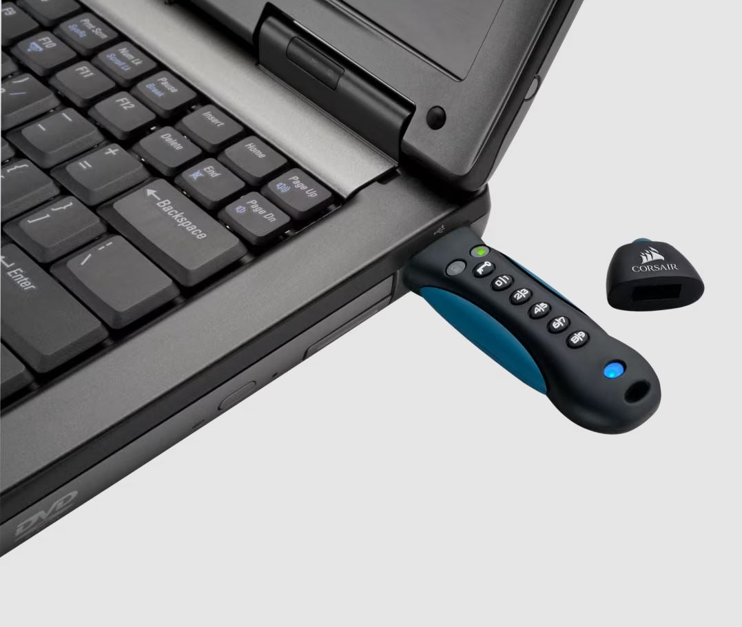 Corsair Flash Padlock 3 - 128GB Secure Encrypted USB 3.0 Drive Corsair
