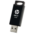 HP 64GB USB 3.2 Flash Drive - Black, Durable Sliding Design PNY