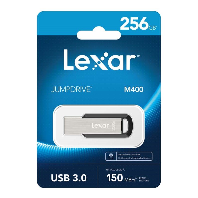 Lexar 256GB JumpDrive M400 USB 3.0 Flash Drive - Fast, Secure & Durable Lexar