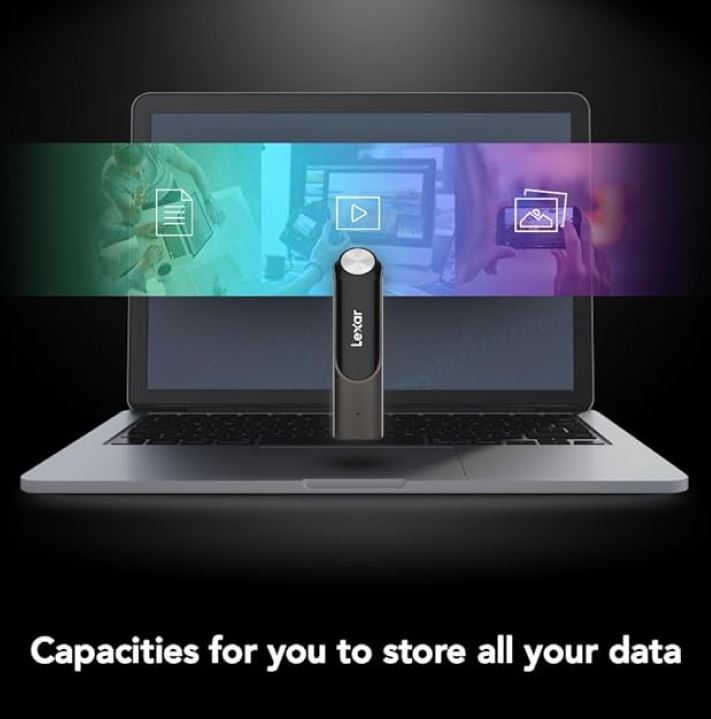Lexar JumpDrive P30 128GB USB 3.2 Flash Drive - Super Fast 450MB/s Lexar