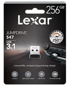 Lexar 256GB JumpDrive S47 USB 3.2 Flash Drive - Fast Plug-n-Stay Lexar