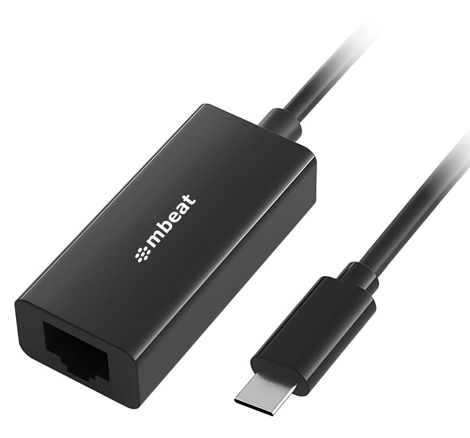 USB-C Gigabit Ethernet Adapter - Fast Wired Internet for Laptops MBEAT