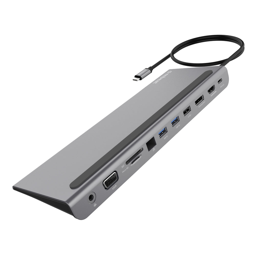 mbeat Elite Triple Display USB-C Docking Station with 100W Power Delivery 