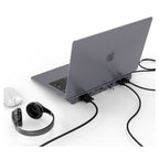mbeat Elite Triple Display USB-C Docking Station with 100W Power Delivery 