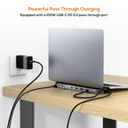 mbeat D12 Dual 4K HDMI USB-C Docking Station with 100W PD & Multi-Ports