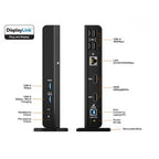 mbeat Dual HDMI DisplayLink Docking Station | USB-C/A, 1080p, Multiport Hub 