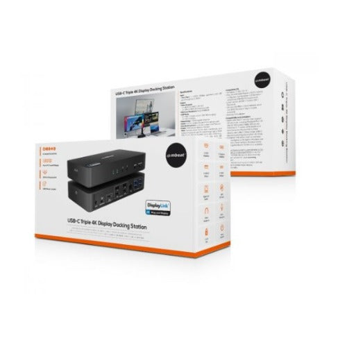mbeat USB-C Docking Station | Triple 4K Displays for Laptops 